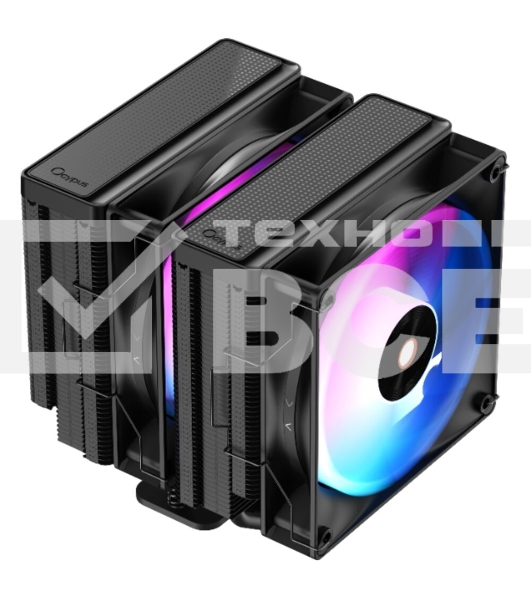 Кулер Ocypus Delta A62 BK ARGB Black 260W/ All Intel/ AMD AM*/ 2 fans / Screws