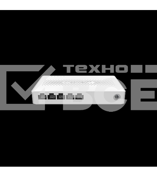 Коммутатор неуправляемый Tenda SM105, 5 портов, 5x2,5Гбит/с, настольный, пластиковый корпус