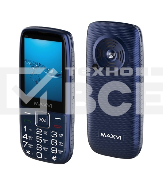 Мобильный телефон Maxvi B32 blue