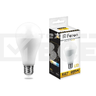 Лампа светодиодная FERON LB-100 (25790) 25W 230V E27 2700K A65