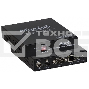 Приемник-декодер 4K Over IP, сжатие JPEG2000, с PoE MuxLab 500758-RX