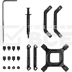 Кулер для процессора DEEPCOOL AK500 G2 DIGITAL NYX LGA1851/1700/1200/115X/AM5/AM4 (9шт/кор, TDP 240W, PWM, Fan 120мм, 5 тепл. Трубок, Copper Base, черный) RET (R-AK500G2-BKNNMN-GJD-1), фото2