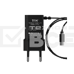 Сетевое зарядное устройство Maxvi A304T Type-C\USB 3A 15W + литой кабель Type-C 1.2м, черный, фото6