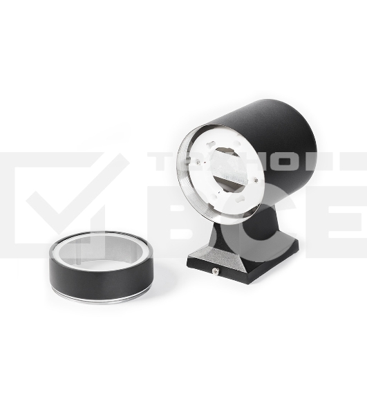 Светильник уличный настенный Smartbuy (SBL-WLBK1-1GX53) настенный GX53*1 -черный/IP65