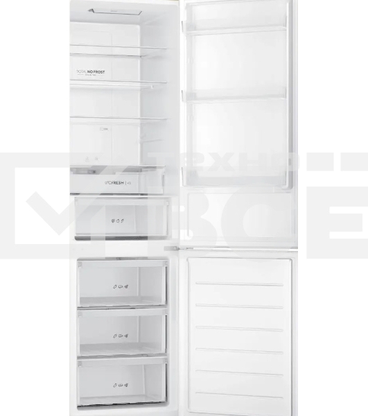 Холодильник Haier CEF538CSG серебристый двухкамерный 263/105л морозилка снизу, No Frost