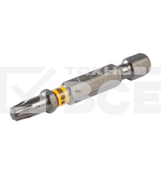 Набор бит Denzel TORX 25х50, сталь S2, шестигранный профиль, 10 шт.