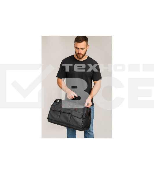 Сумка для инструментов Deli DL430906 Black Edition