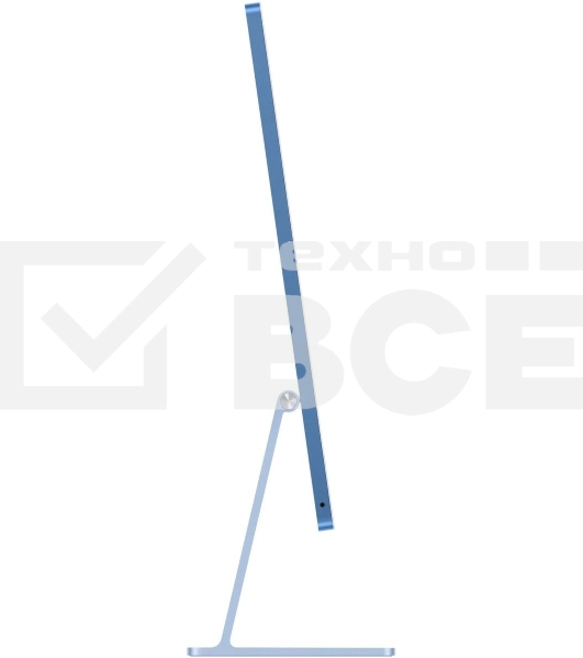 Моноблок Apple iMac A3247 24' 4.5K M4 8 core (4) 16Gb SSD 256Gb 8 core GPU macOS WiFi BT 143W клавиатура мышь Cam синий 4480x2520