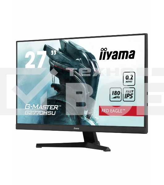 Монитор 27' iiyama G-Master G2770HSU-B6 IPS 1920x1080, 180 Гц, 0.2 мс, 16:9, 300 кд/м², 2x2 Вт, 1xHDMI, 1xDP, USB, черный