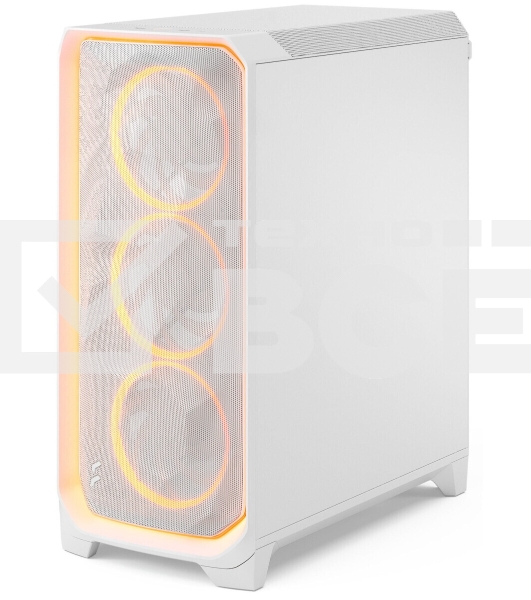 Корпус Fractal Design Meshify 3 XL White Ambience Pro RGB TG Clear Tint, Midi-Tower, белый, 3 x 140 мм