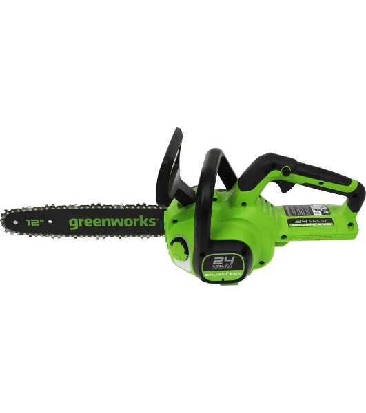 Цепная пила аккумуляторная Greenworks GD24CS30, 24V, 30 см, бесщеточная, без АКБ и ЗУ [2007007]