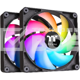 Вентилятор Thermaltake CT140 ARGB 140x140x25mm черный 4-pin 30.5dB Ret (CL-F150-PL14SW-A)