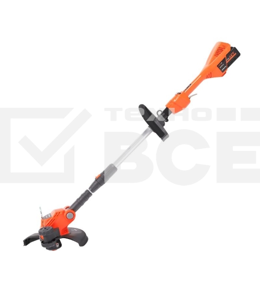 Триммер аккумуляторный PATRIOT TR4024XL, 40B платформа LCT, ширина кош. 30см, запасная леска, один АКБ (4,0А*ч) и ЗУ