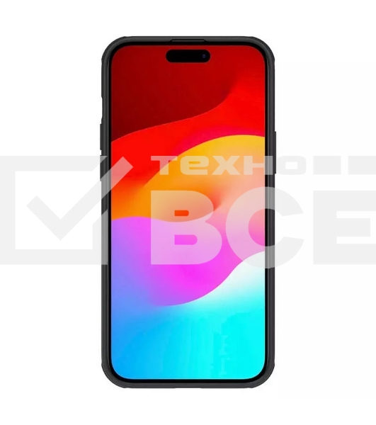 Чехол Super Frosted Shield Pro Magnetic Case, черный, (AP IP15 Plus)