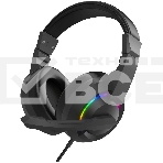 Наушники с микрофоном Оклик HS-L315G черный 1.8м накладные USB оголовье (2007552), фото4