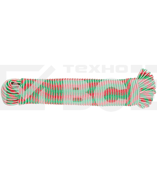 Шнур Fit 68470 полипропиленовый с сердечником 4 мм х 20 м, р/н= 110 кгс