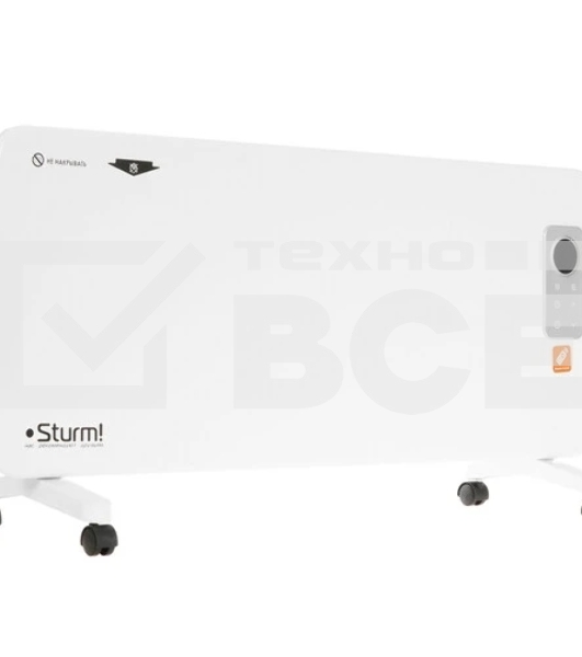 Конвектор Sturm! CH2000D, белый, 2000 Вт, 25 м2, дисплей, электронный термостат