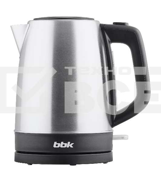 Чайник электрический BBK EK1765S черный/нержавеющая сталь, 1,7 л, 1850-2200 Вт