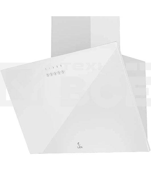 Вытяжка каминная LEX Moza 450 белый управление: кнопочное (1 мотор)