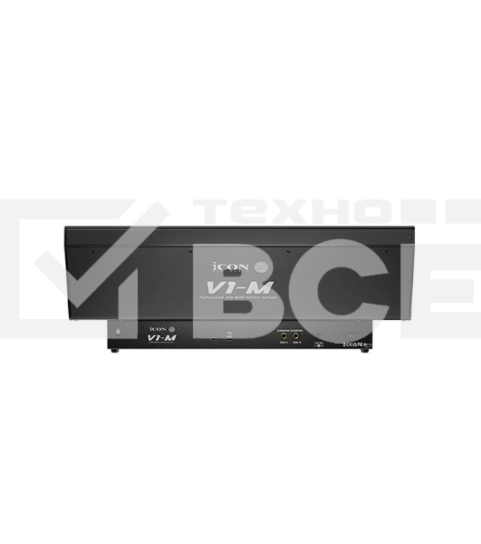 Контроллер MIDI [110205A2020] Icon [V1-M] USB MIDI DAW контроллер, 9 моторизованных фейдеров, 8 двухфункциональных энкодеров, программируемый 7-дюймовый цифровой сенсорный дисплей, LED-индикаторы, 12-ти сегментный Master стерео индикатор