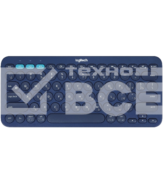 Клавиатура беспроводная Logitech K380 [920-007591] синий
