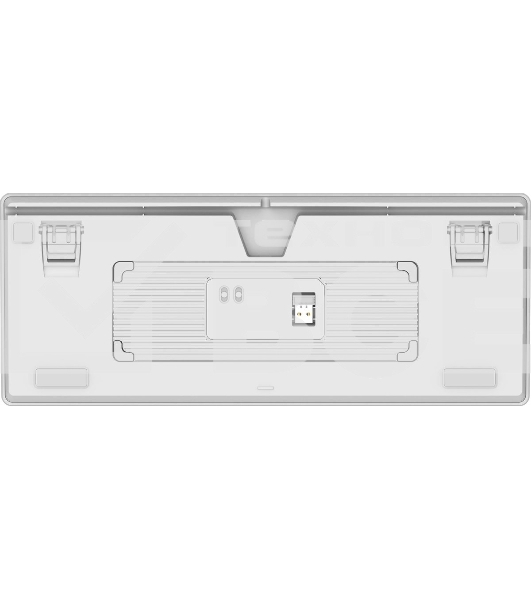 Клавиатура проводная+беспроводная MSI Forge GK600, USB, белый фиолетовый