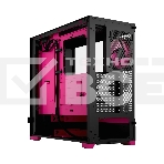 Компьютерный корпус без блока питания Fractal Design Pop Air RGb Magenta Core TG Clear Tint, Midi-Tower, 3x120мм RGb, 2xUSB-A 3.2 ATX, mATX, mITX черный/магента, фото17