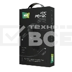 Сетевое зарядное устройство MORE CHOICE NC85i 1USB+1Type-C 3.0A PD 20W+QC3.0 для Lightning 8-pin Type-C, черный, фото5