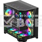 Компьютерный корпус AeroCool/Formula Crystal Z6 Floe черный без БП ATX 4x120mm 2xUSB3.0 1xUSB3.1 audio bott PSU, фото8