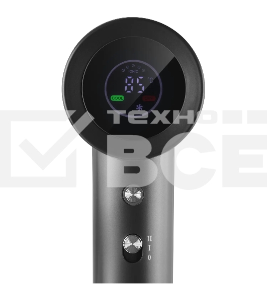 Фен LEONORD LE-1214 черный, 1800 Вт, ионизация