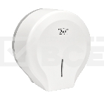 Диспенсер туалетной бумаги Рuff-7130 белый, с замком, ABS-пластик, фото 1