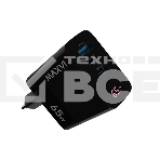 Сетевое зарядное устройство Maxvi A583GN Type-C 65W + Type-C 40W + USB 22W, GAN, PD, QC, LED дисплей, черный, фото7