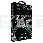 Кабель Qumo, Type С - Type C, USB 3.0, 1,2м, 5-20В, 5А, 100 Вт, опл. металл. пружинка, кон. металл, rainbow, фото3