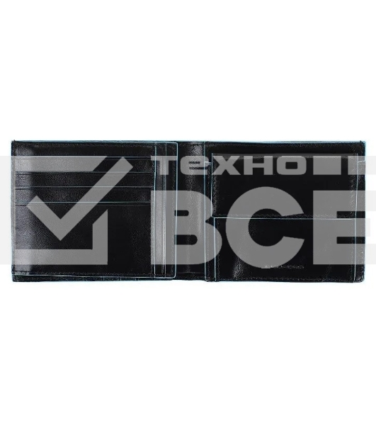 Кошелек мужской Piquadro Blue Square PU1240B2/N черный натур.кожа