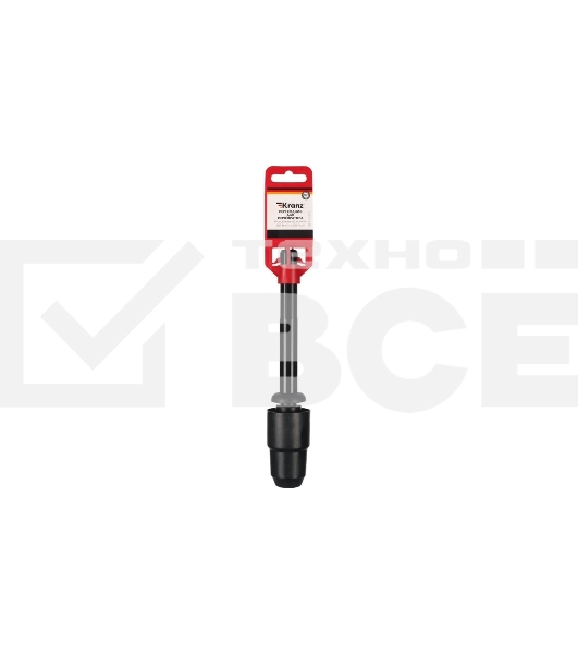 Переходник для перфоратора Kranz пластиковый кожух, SDS MAX на SDS PLUS
