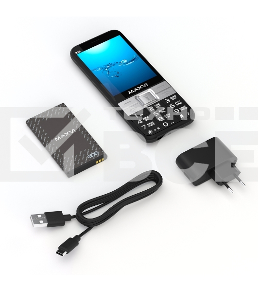 Мобильный телефон Maxvi B33 black