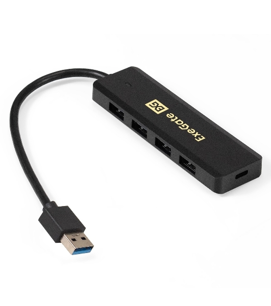 USB-концентратор ExeGate DUB-4P/1, USB 3.0, USB, USB Type-C