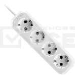 Удлинитель с заземлением Defender R340 16 А, 3 м, заземление, фото 1