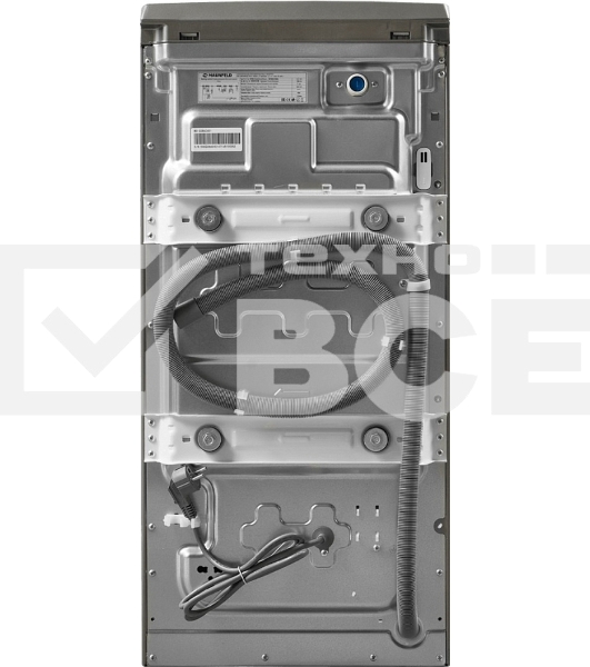 Стиральная машина Maunfeld SILVER MFWM127ISSL серебристый, загрузка вертикальная 7 кг, 1200 об/мин., класс: А+++