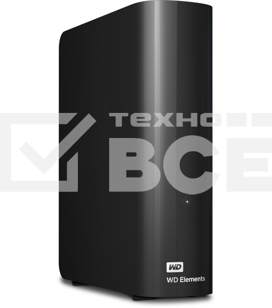 Внешний жесткий диск Western Digital WDBWLG0200HBK-EESN Elements Desktop, 20Tb, 3.5', USB 3.0, Черный