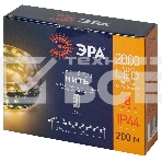 Гирлянда Нить ЭРА ENIN-2000G теплый свет, 200 м, 2000 microLED, IP44, 220В, фото3