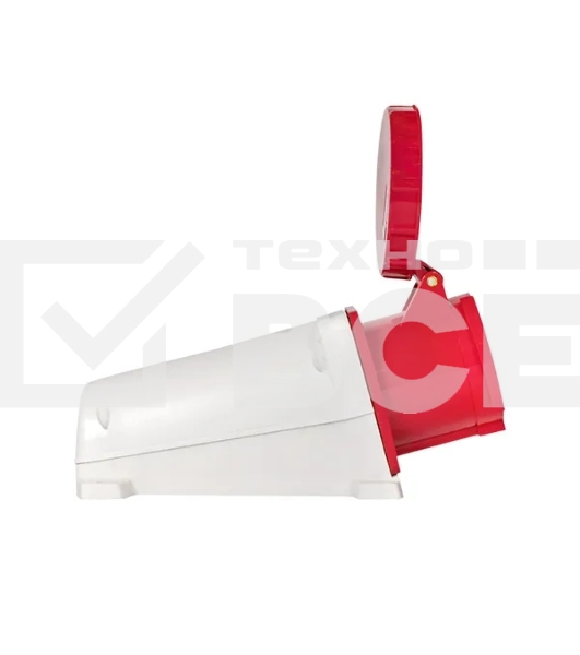 Розетка стационарная наружная EKF 135 ps-135-63-380 63А 380В 3P+РЕ+N IP67
