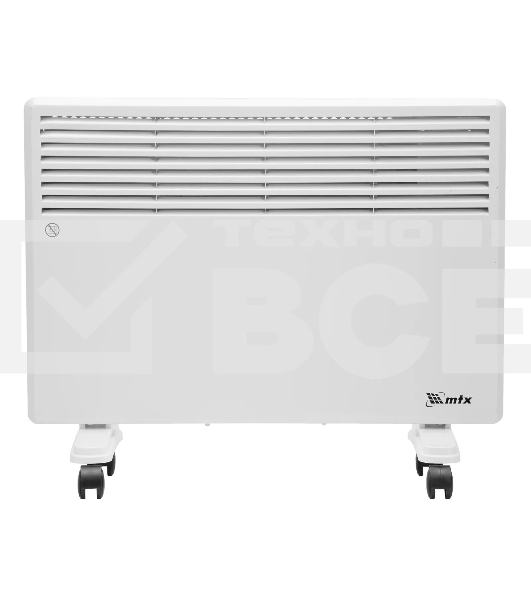 Конвектор MTX CH-1500, белый, 1500 Вт, 20 м2, термостат
