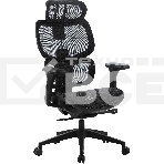 Кресло компьютерное Cactus CS-MC555-BK черный, сетка, фото 1