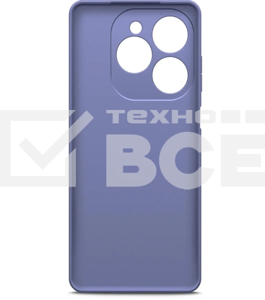 Чехол (клип-кейс) BoraSCO для Tecno Spark 20/20C/Go 2024/Pop 8 Microfiber Case лавандовый