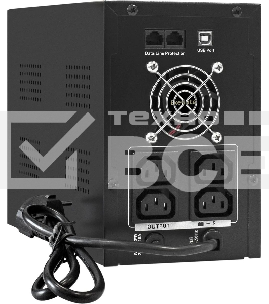 Источник бесперебойного питания ExeGate EX292631RUS SpecialPro Smart LLB-2000.LCD.AVR.4C13.RJ.USB 2000VA/1200W, LCD, AVR, 4*C13,RJ45/11,USB, металлический корпус, черный