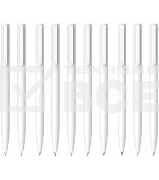 Набор гелевых ручек Xiaomi Mi Gel Pen, MJZXB01WC, черный цвет чернил, 10 шт.