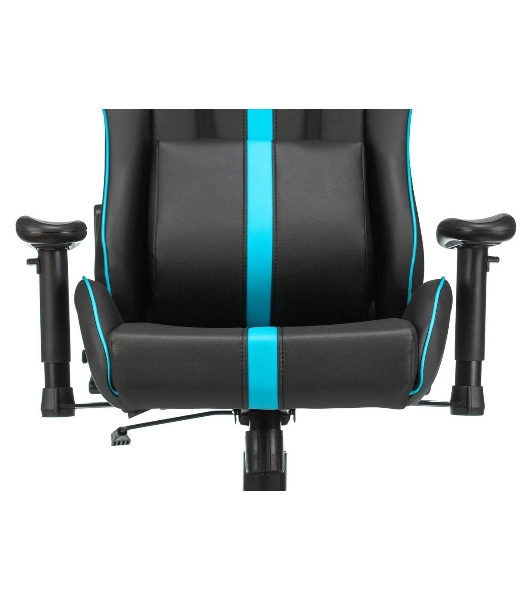 Кресло игровое A4Tech X7 GG-1200 черный/голубой искусственная кожа крестовина пластик