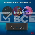 Мини ПК IRU Tactio 525 Ryzen 5 6600H (3.3) 16Gb SSD 512Gb 660M Win 11Pro GbitEth WiFi BT черный (2057781), фото11