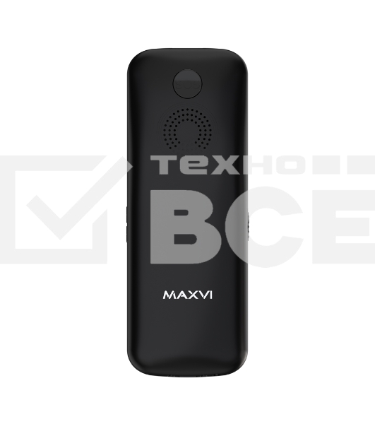 Телефон Maxvi RT-03 black + док-станция
